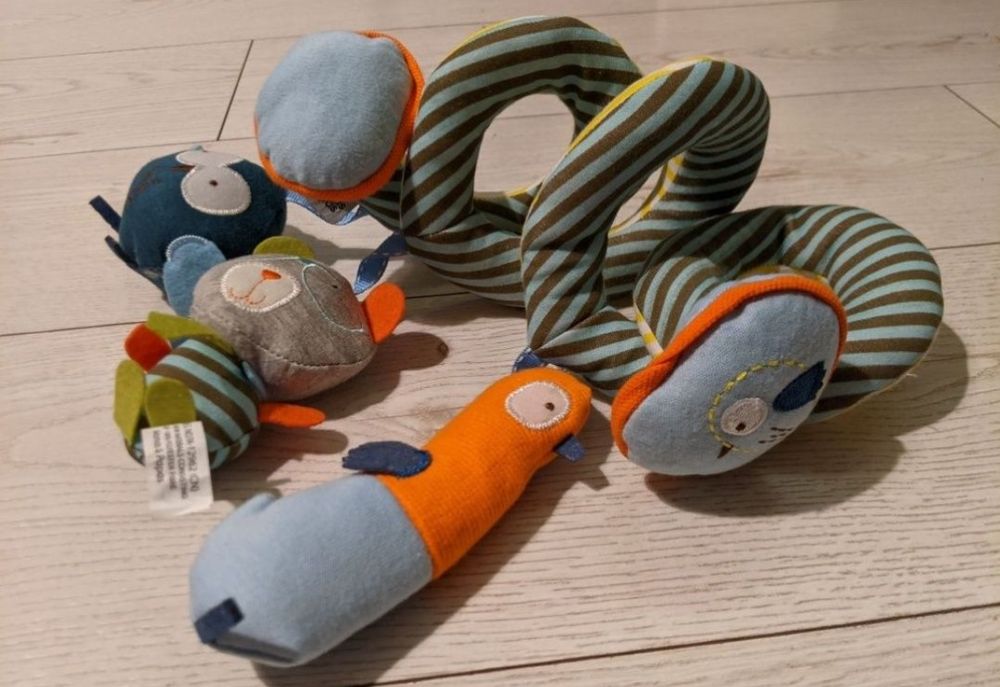 NOWA zawieszka spirala pałąk do wózka mamas&papas