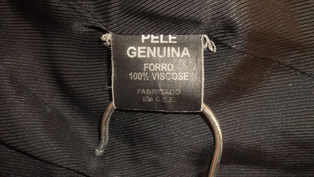 casaco de senhora em pele genuina