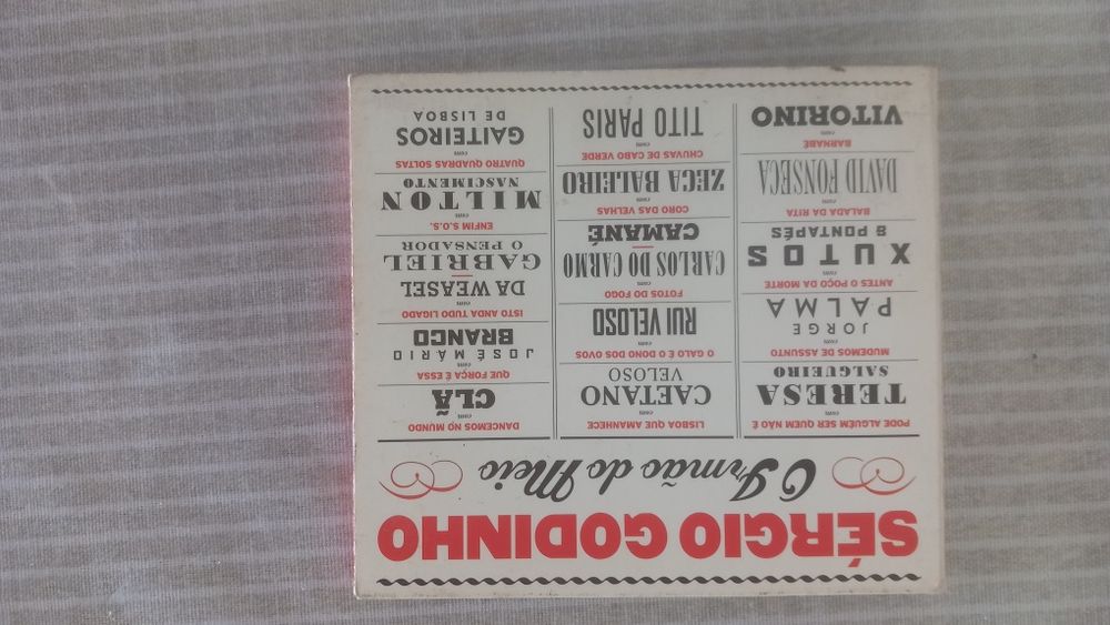 CD Sérgio Godinho – O Irmão do Meio (Edição Especial com Duetos)