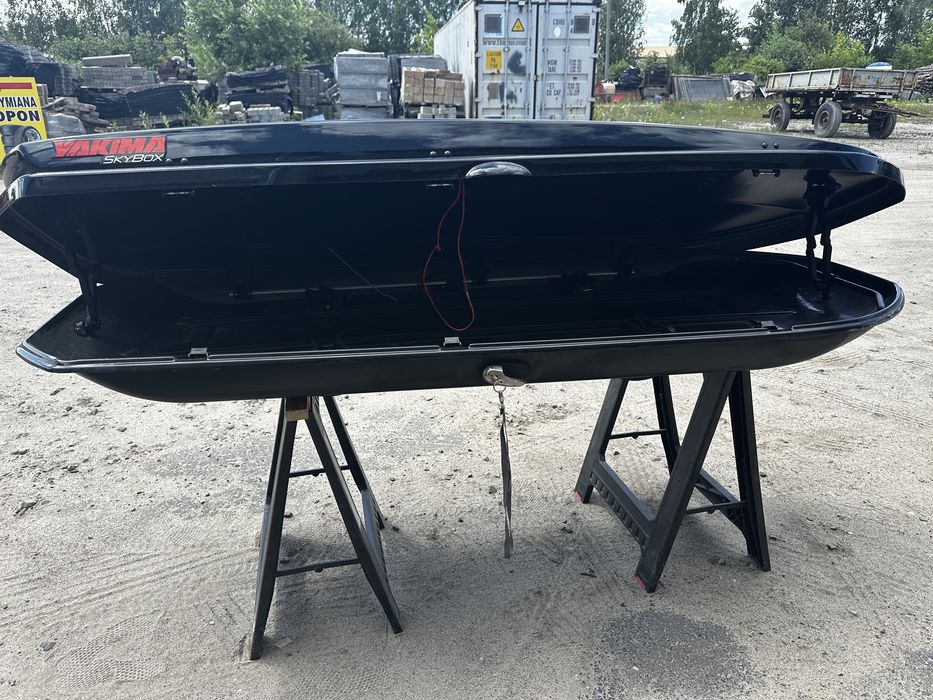 Yakima SkyBox LoPro bagażnik/box/kufer dachowy 234x90x29 cm dwustronny