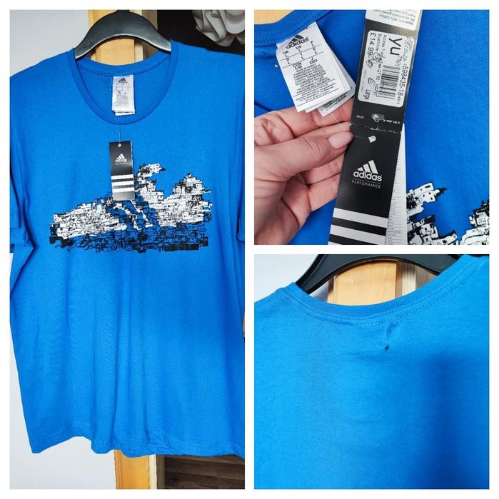 Pakiet 9 koszulek sportowych, Nike, Adidas, Puma plus 2 czapki gratis