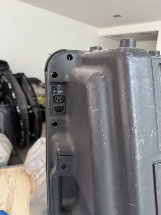 Colunas de som ginasio