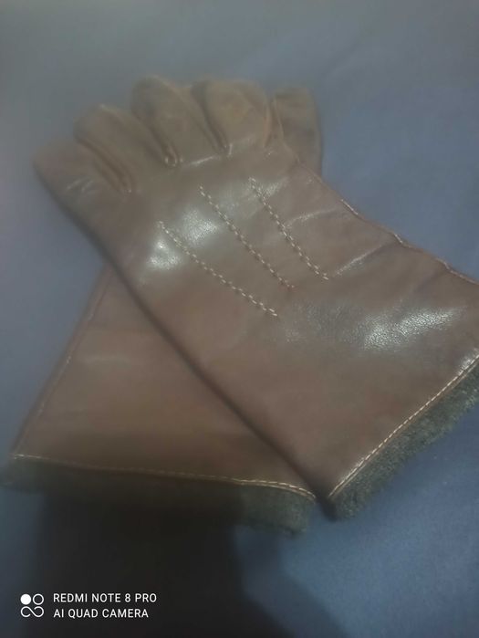 Мужские перчатки из натуральной кожи Zara man! Original!