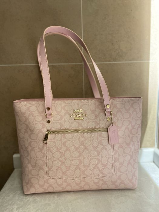 mala tote rosa coach