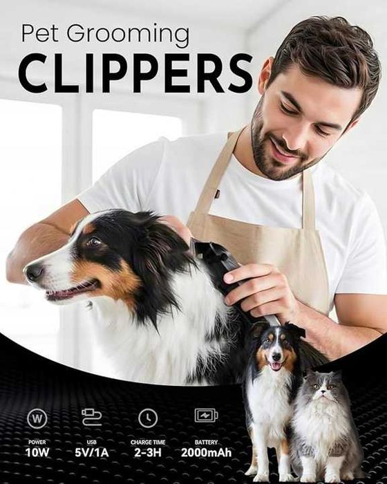 Bezprzewodowa maszynka do strzyżenia psa kota Coldspot trymer cicha