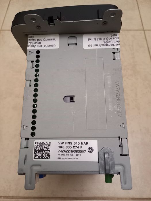 Штатна оригінальна магнітола Volkswagen RNS 315 NAR