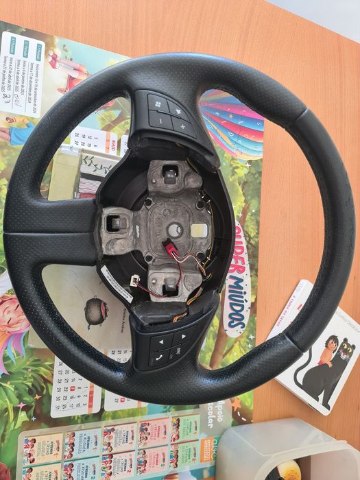 Volante fiat 500 pele