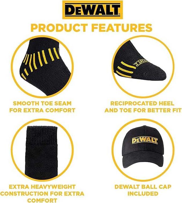 Кепка + носки Dewalt продажа только комплектом