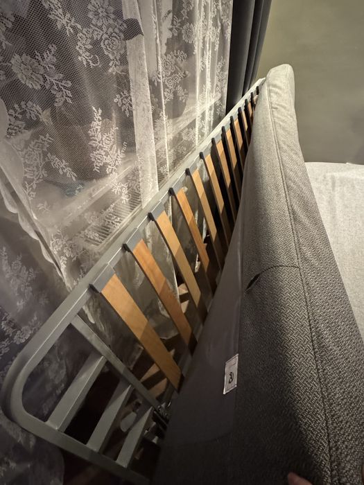 Rozkładana sofa / kanapa do spania + pokrowiec IKEA