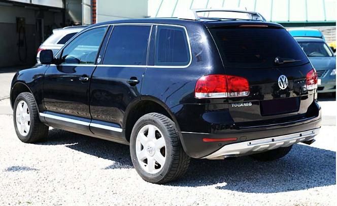 spoiler dokładka zderzaka tył touareg 7l 2002-2010 tfb tuning