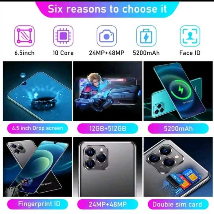 Продам новий смартфон 2025року золотого кольору