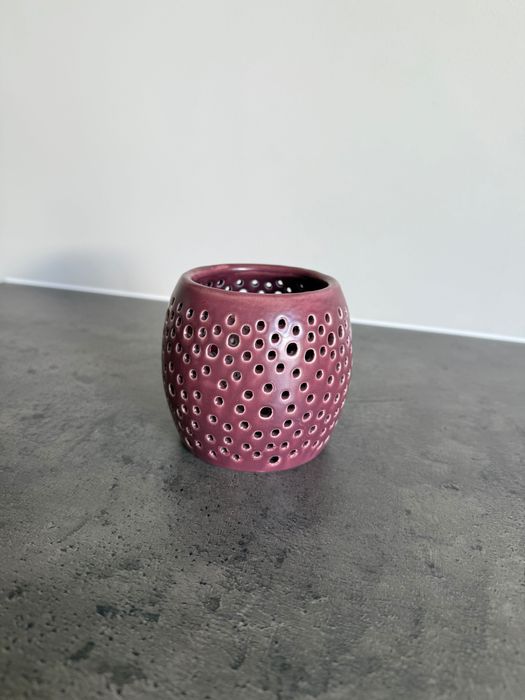 Świecznik ażurowy ozdoba do postawienia vintage