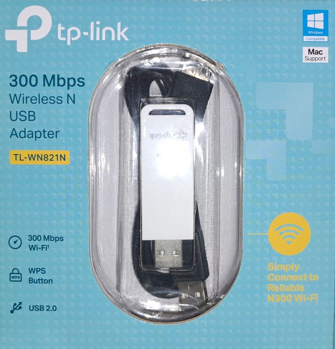 Bezprzewodowa karta sieciowa TP- LINK TL-WN821N USB stan N, 300 Mb/s