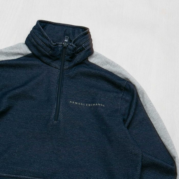 Armani Exchange bluza anorak z kapturem M slim