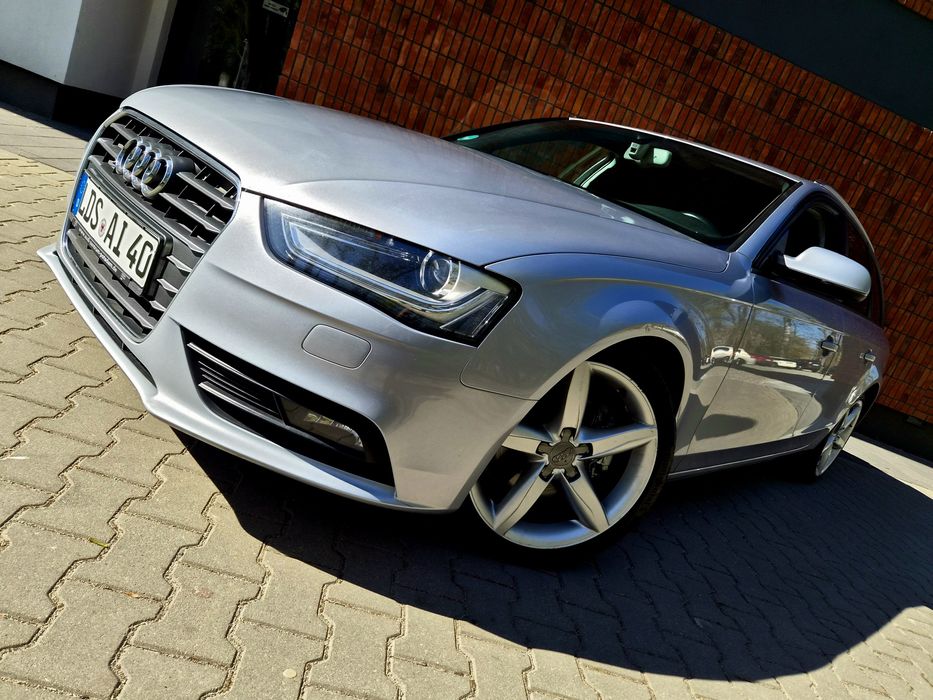 A4 b8 Lift xenon led Navi 2015 serwis bez Adblue bezwypadkowy