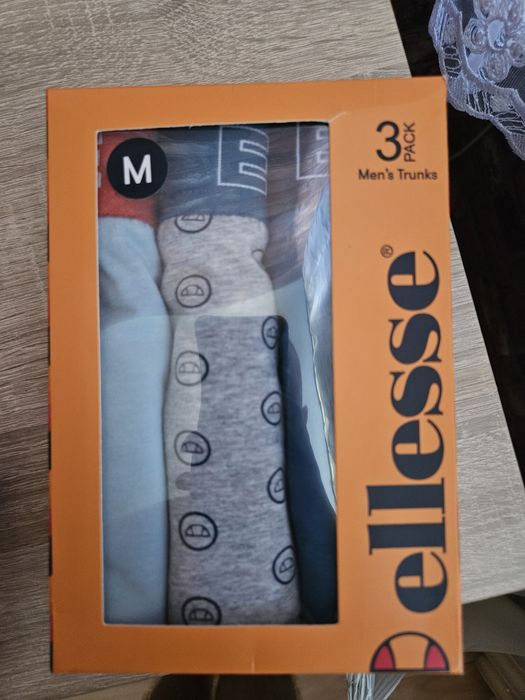Bokserki męskie Ellesse 3-pak rozmiar M !