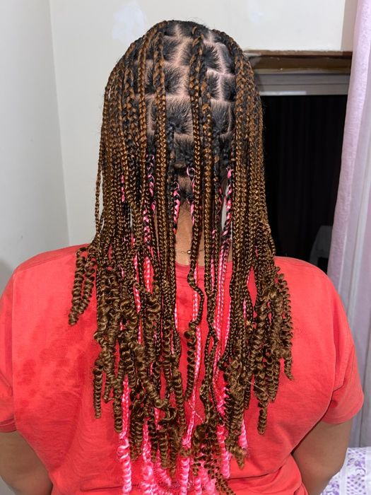 Tranças box braids