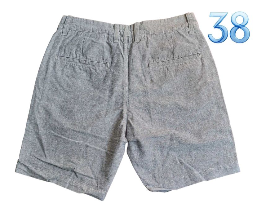 Calções Corsários Cinzento H&M 38