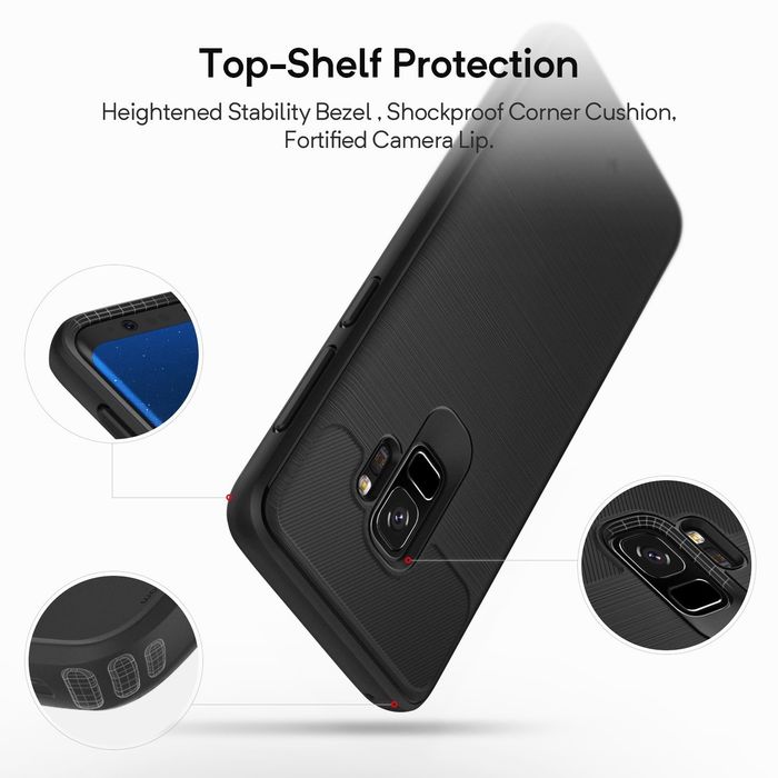 Etui Caseology Samsung Galaxy S9 Vault Black
