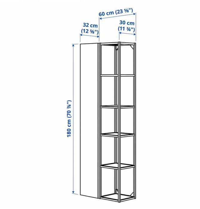 Armário com prateleiras IKEA - ENHET