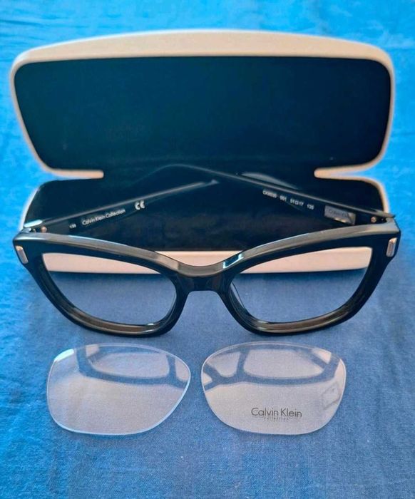 Okulary Calvin Klein szkła zerówki