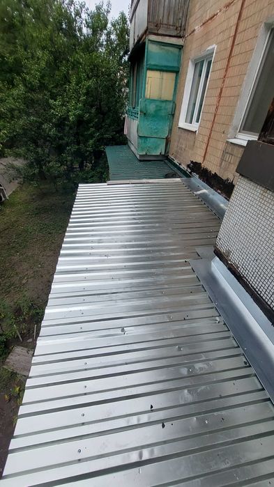 Ремонт крыши балкона, лоджии, эркера.  Доступно и качественно.