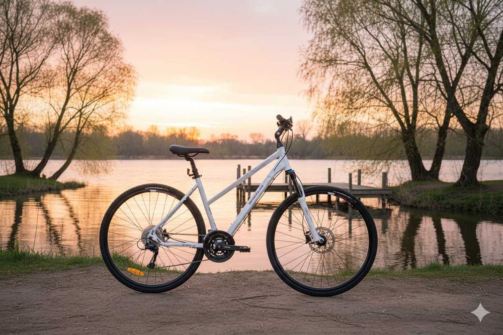 Rower crossowy Wheeler Cross 6.3 rama 44\48cm koło 28" biały lady