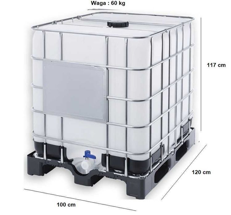 Mauzer Maser zbiornik 1000l paletopojemnik zbiornik iBc