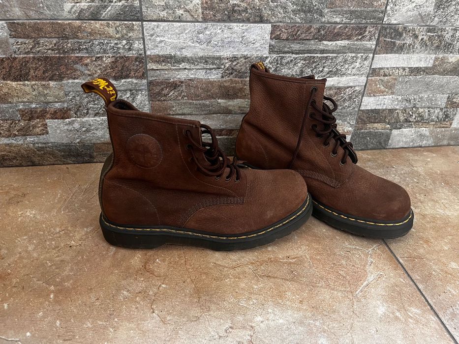 Dr Martens коричневі мʼяка шкіра
