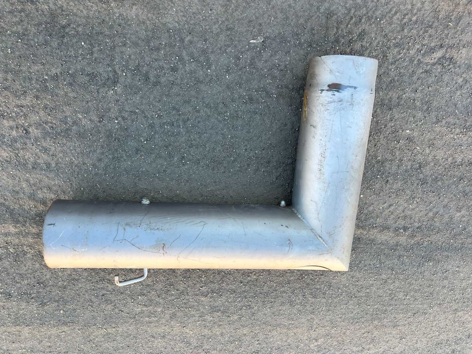 Grubościenna rura kominowa kolano z szybrem i rewizją 150mm