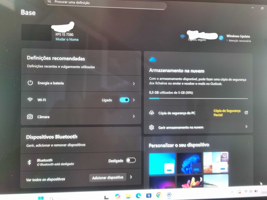 Portatil Dell XPS 1Tb SSD 16Gb RAM