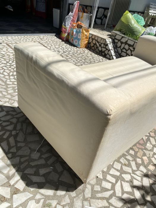Sofá 3 Lugares - IKEA KLIPPAN com Capa Azul