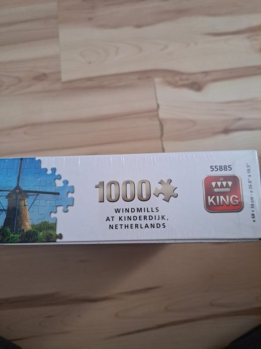 NOWE Puzzle Wiatraki w Kinderdijk