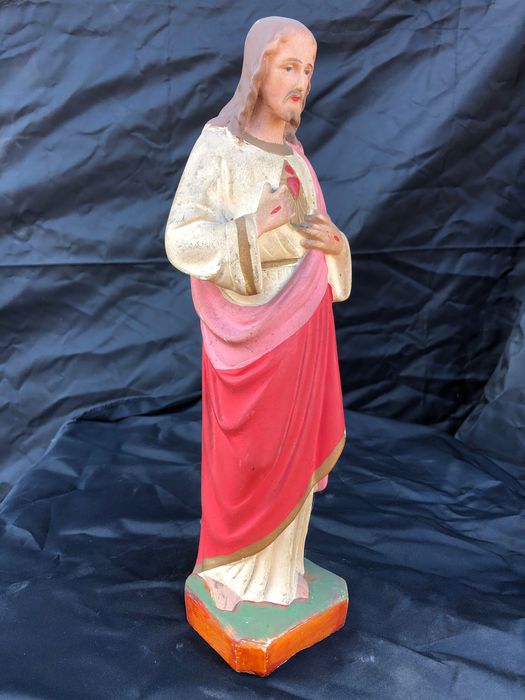 Stara figurka gipsowa Jezus