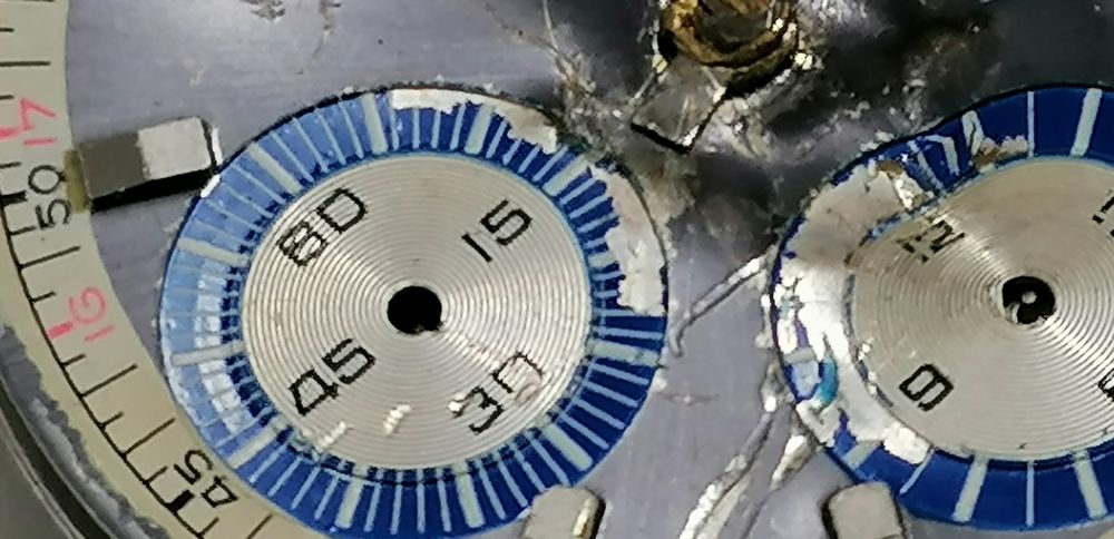 Máquina relógio cronógrafo valjoux 72