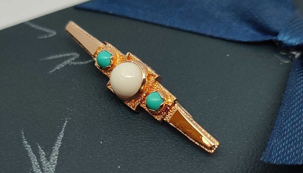 Śliczna złota broszka spinka 2,88g p585 /ST złoto