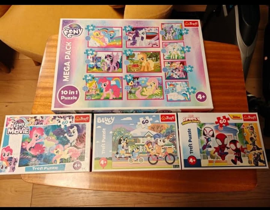 Puzzle zestaw cztery sztuki