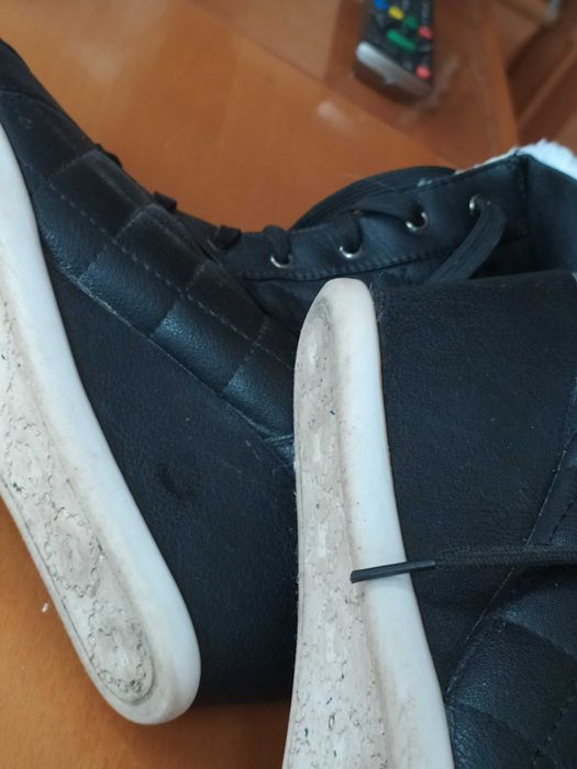 Botki zimowe na kożuszku czarne