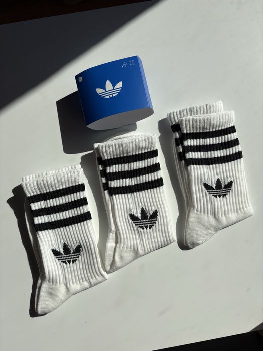 Białe skarpety adidas skarpetki