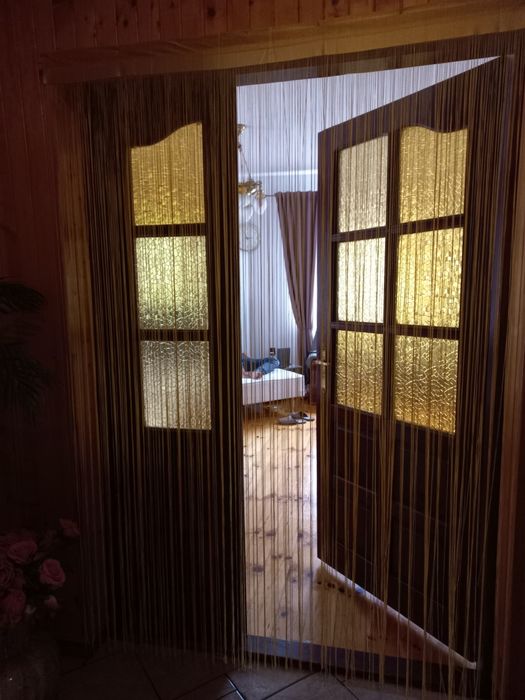 2szt. Kurtyna, Złote frendzle (150x210)