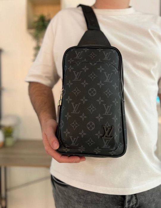 Torba ramie saszetka listonoszka Louis Vuitton, Gucci Armani LV meski