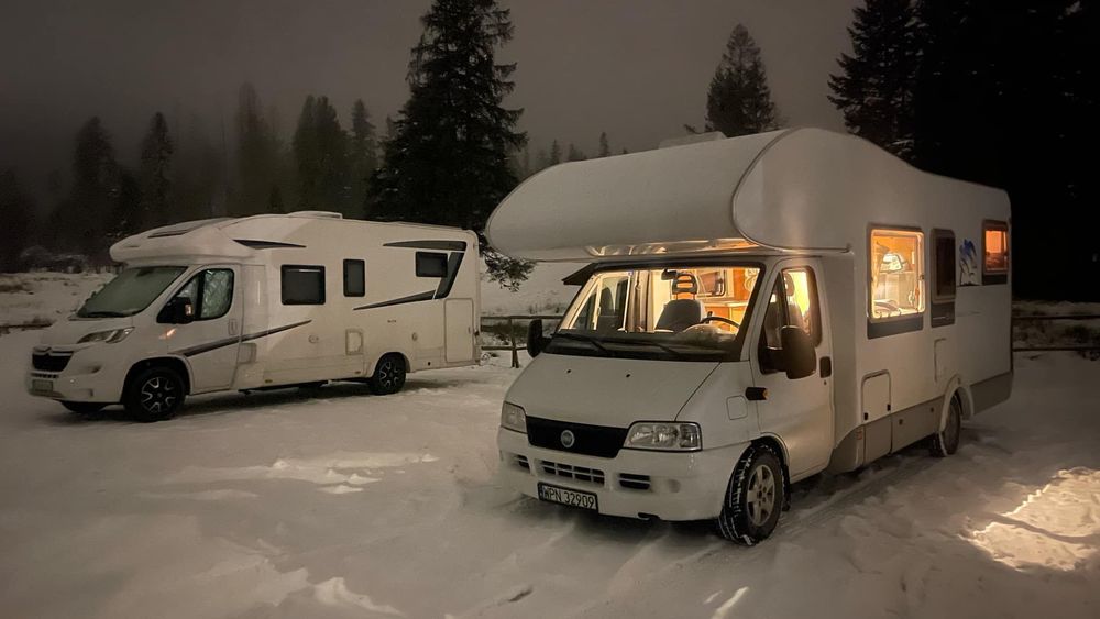 Kamper Knaus 2004, zamienię na działkę z dostępem do jeziora