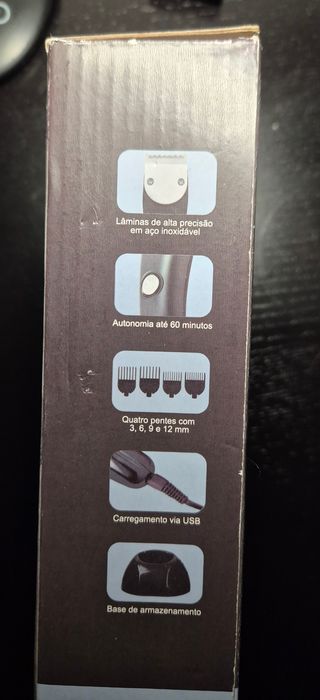 Maquina cortar cabelo e barba nova selada
Bom qualidade e durabilida