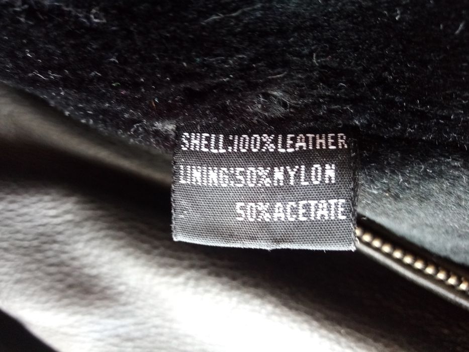 Кожаная мужская куртка