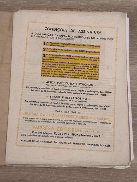 36 fasciculos - História de Portugal