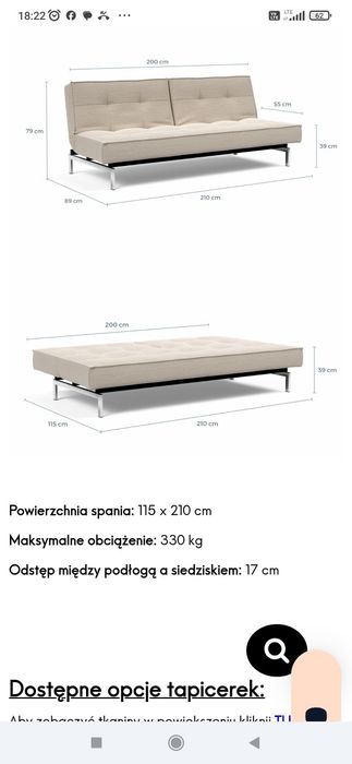 Sofa duński producent