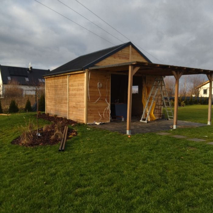 Wiaty garażowe ,altany ,pergole ,balustrady,tarasy