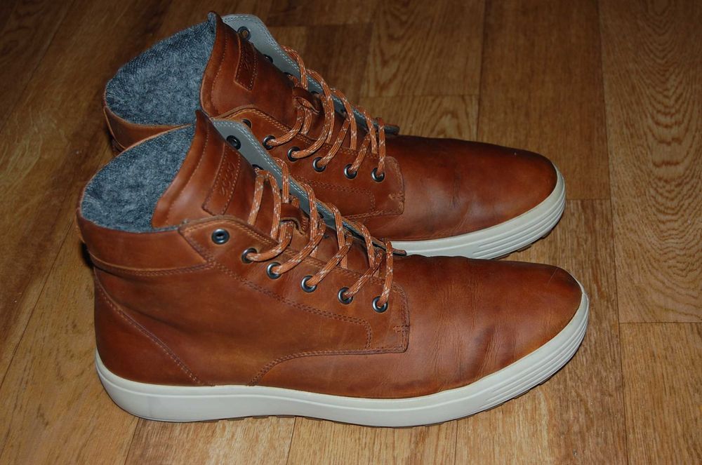 Черевики на хутрі 45 р Ecco