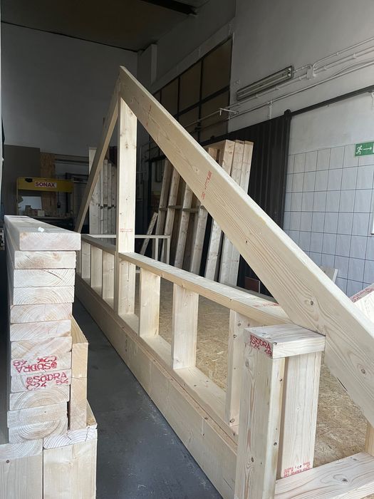 Konstrukcja szkielet domu  35m2 Lublin+ poddasze 35m2 c24