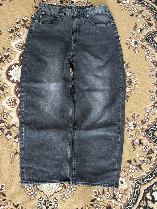 Джинсові штани Crop super baggy